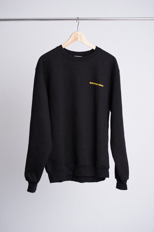 Saigon Unisex Black Sweatshirt